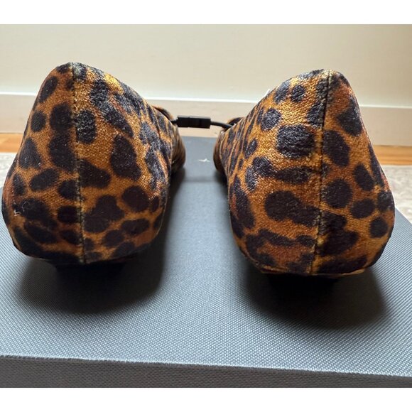 NWT ZARA Leopard Print Pointed Toe Low Heel Shoes - Picture 7 of 7